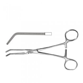 Husfeldt Atrauma Peripheral Vascular Clamp Stainless Steel, 17.5 cm - 7"